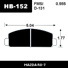 Rear brake pads