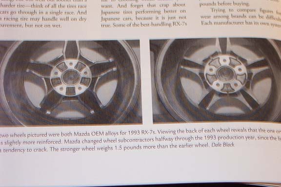 Cracked wheels